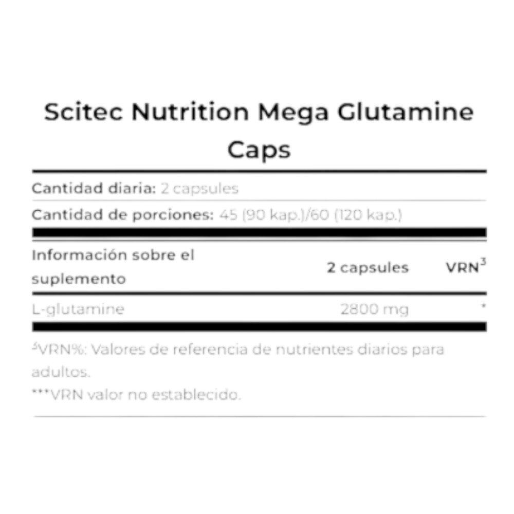 Mega Glutamine - 120 kapsułek Scitec Nutrition
