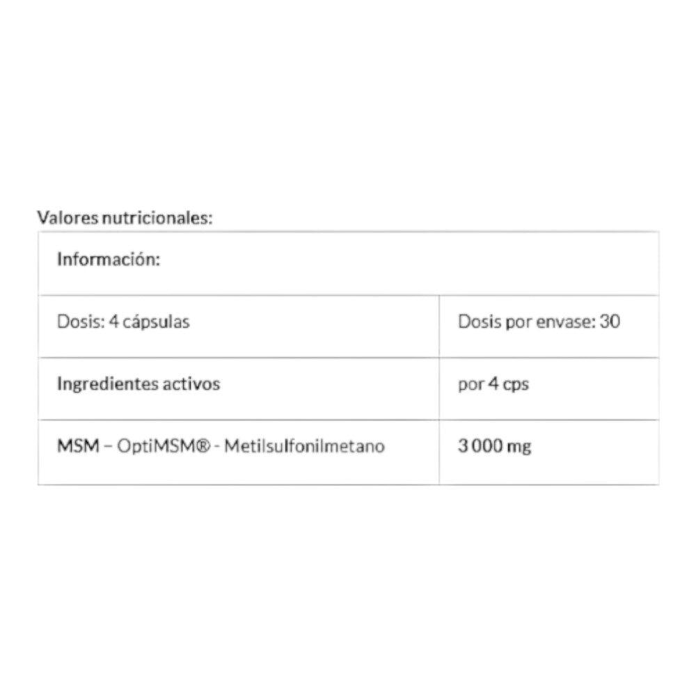OptiMSM - 120 plantaardige capsules AmiXpro® serie 2/4