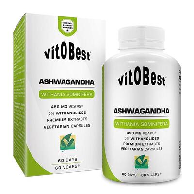 Ashwagandha 450mg - 60 Cápsulas vegetales VitoBest