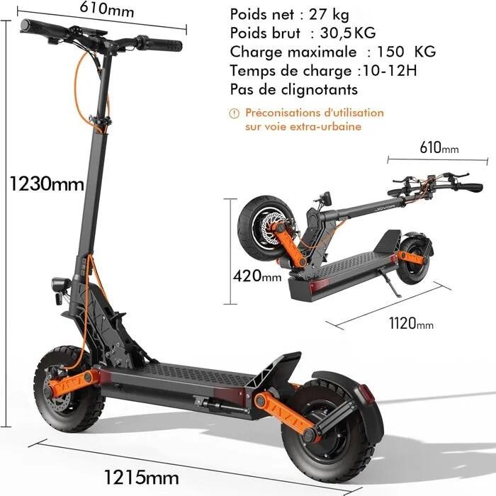 Triciclo Elétrico JOYOR S10 Preto com Bolsa e Estojo de Telemóvel 2/7