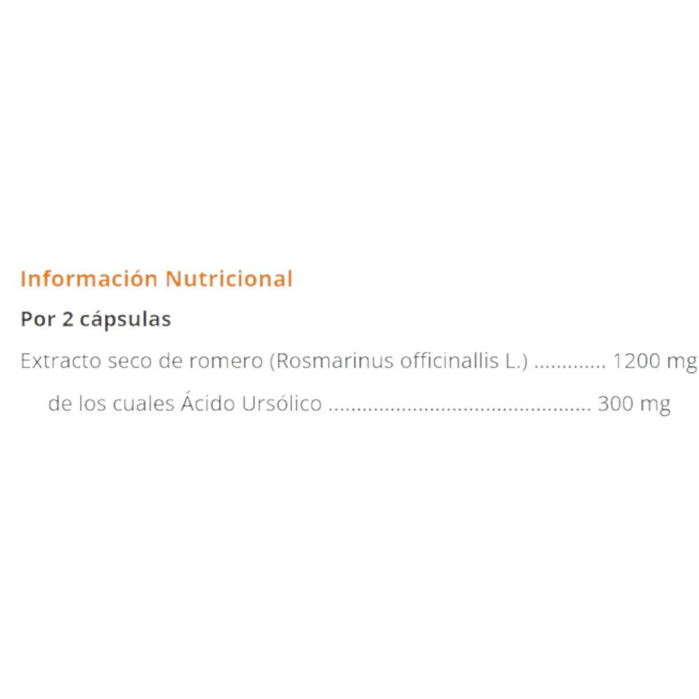 Complemento - Extracto de romero, 90 cápsulas 2/2