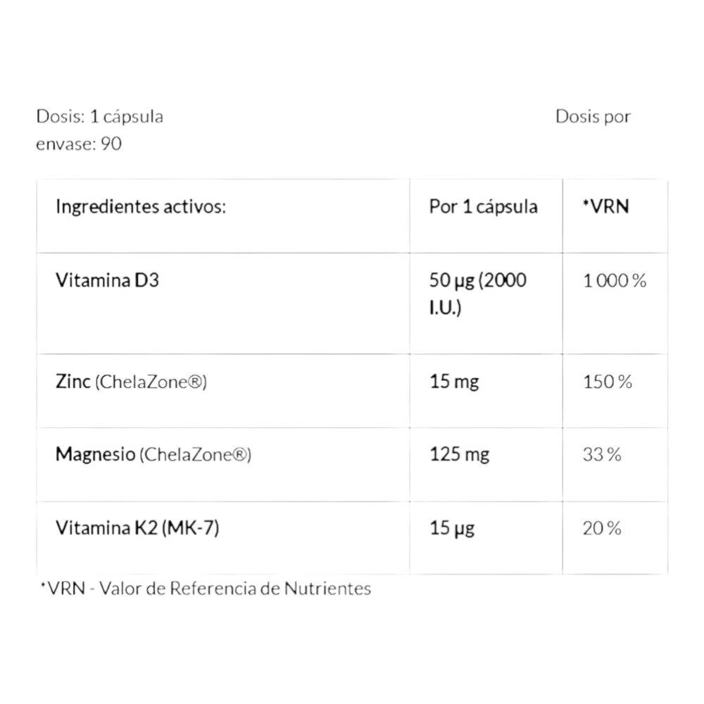 D3-K2-MG-ZN - 90 capsule Amix Performance 2/4