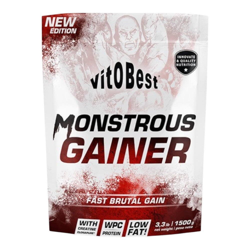 Vitobest Monster Gainer 2200 je doplněk stravy pro gainer s kreatin monohydrátem