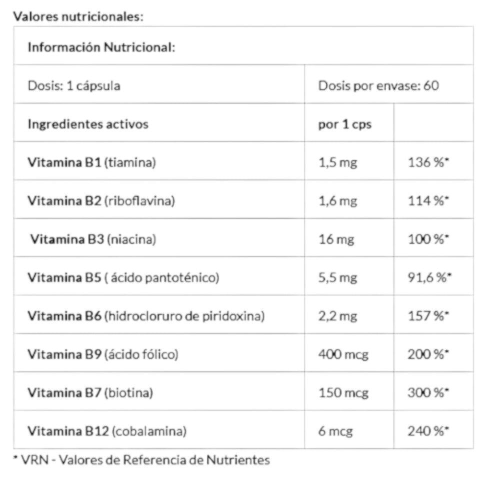 Amix GreenDay B-Complex Life-Forte+ 60 caps Lalmin® B-complex Vitamins 2/4