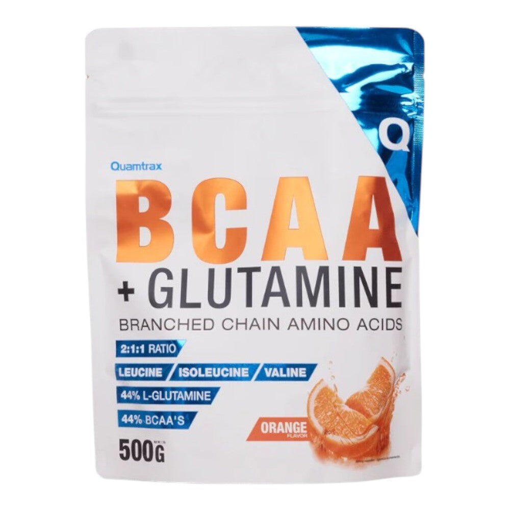 BCAA + Glutamine - 500g Orange Quamtrax
