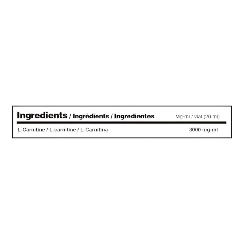 Suplemento líquido - Resistencia - L-Carnitina 3000 500 ml sin cafeína - Naranja 2/2