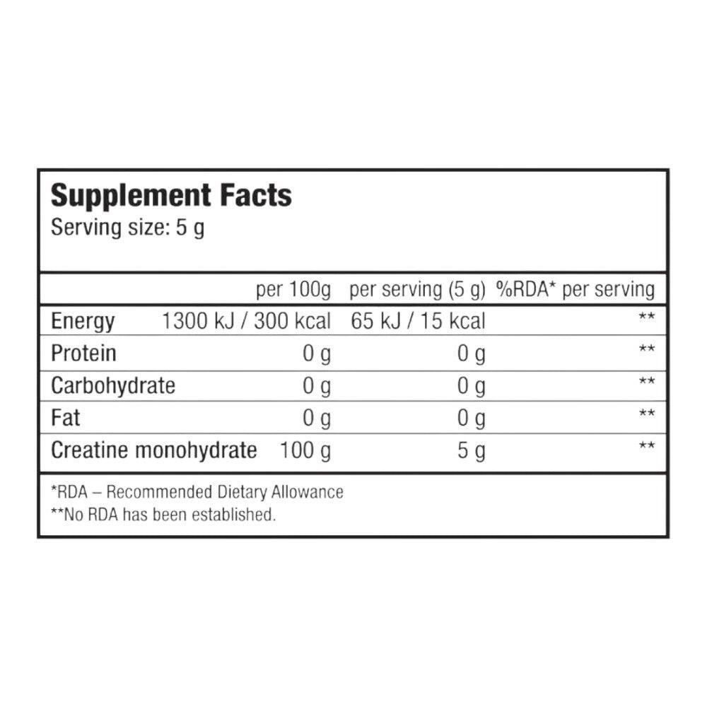 100% Creatine Monohydraat - 500g Biotech USA 2/4
