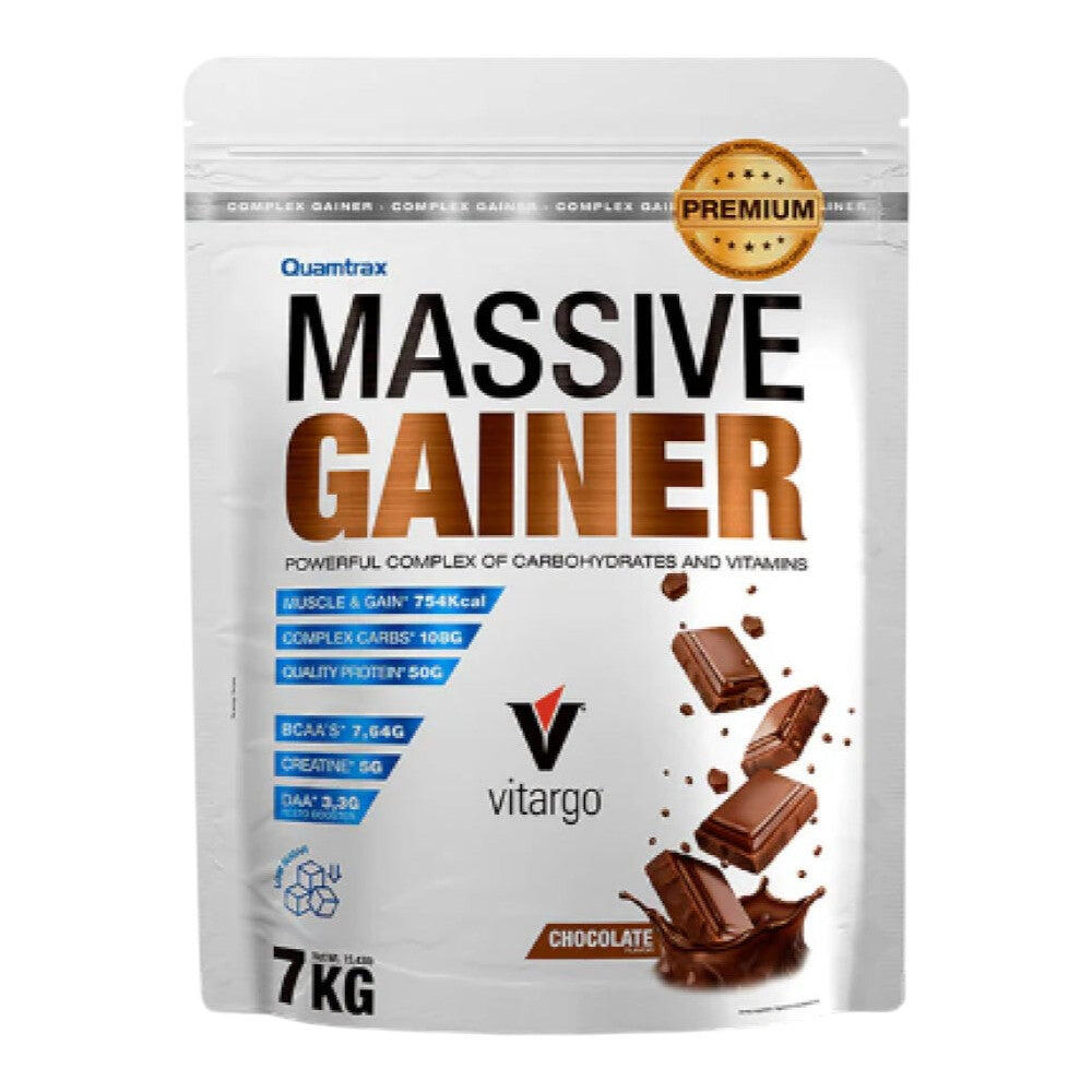 QUAMTRAX Massive Gainer - Quamtrax al cioccolato da 7 kg