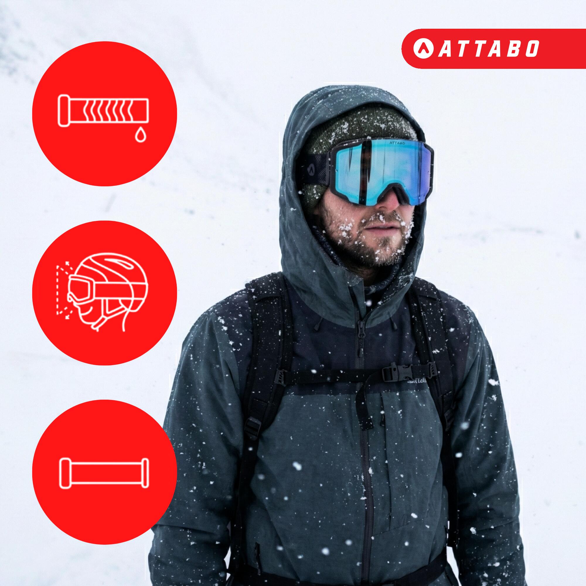 Gogle narciarskie ATTABO Nanuk Pro photochromic 3/7