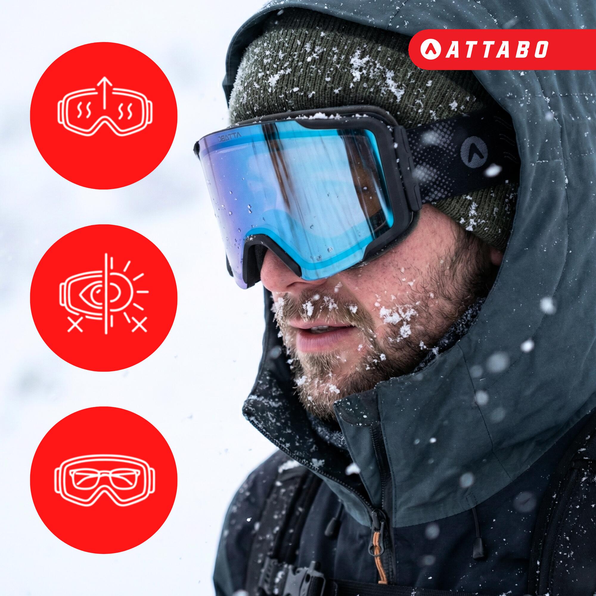 Gogle narciarskie ATTABO Nanuk Pro photochromic 2/7