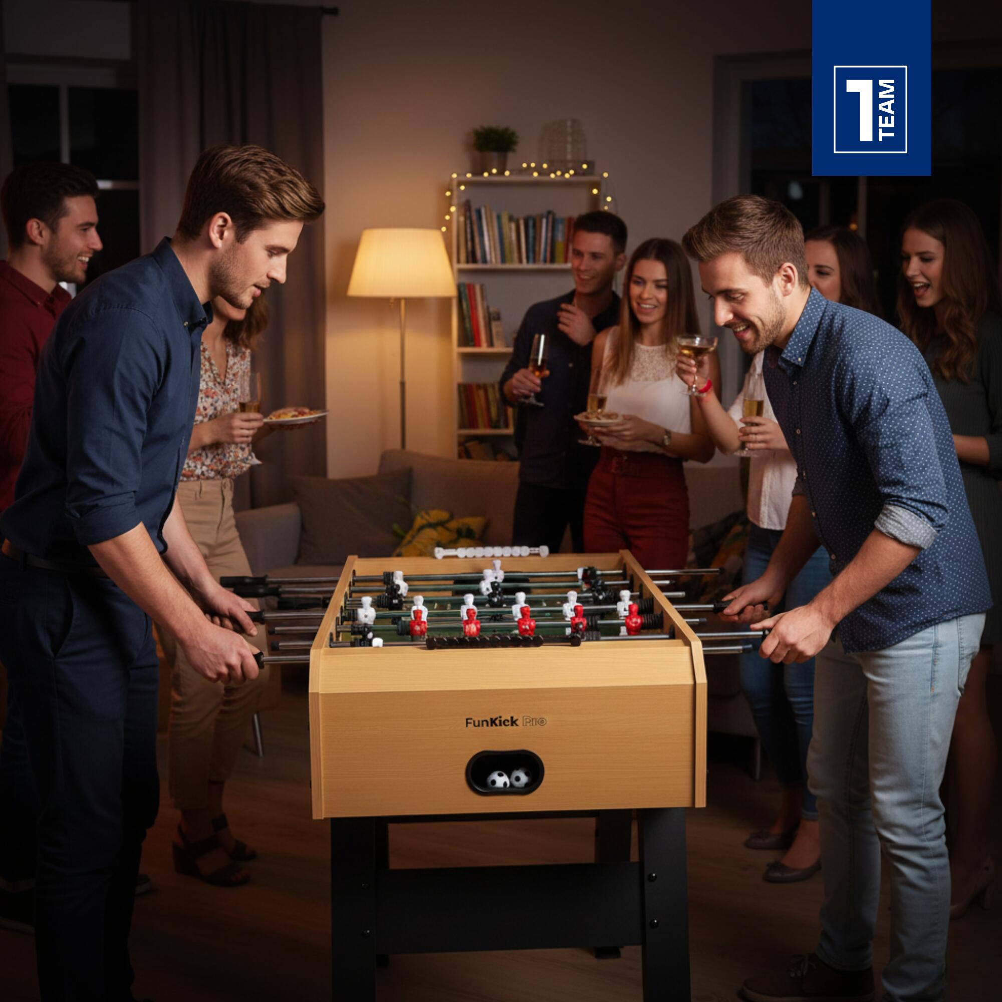 Tavolo OneTeam calcio balilla FunKick Pro 3/7