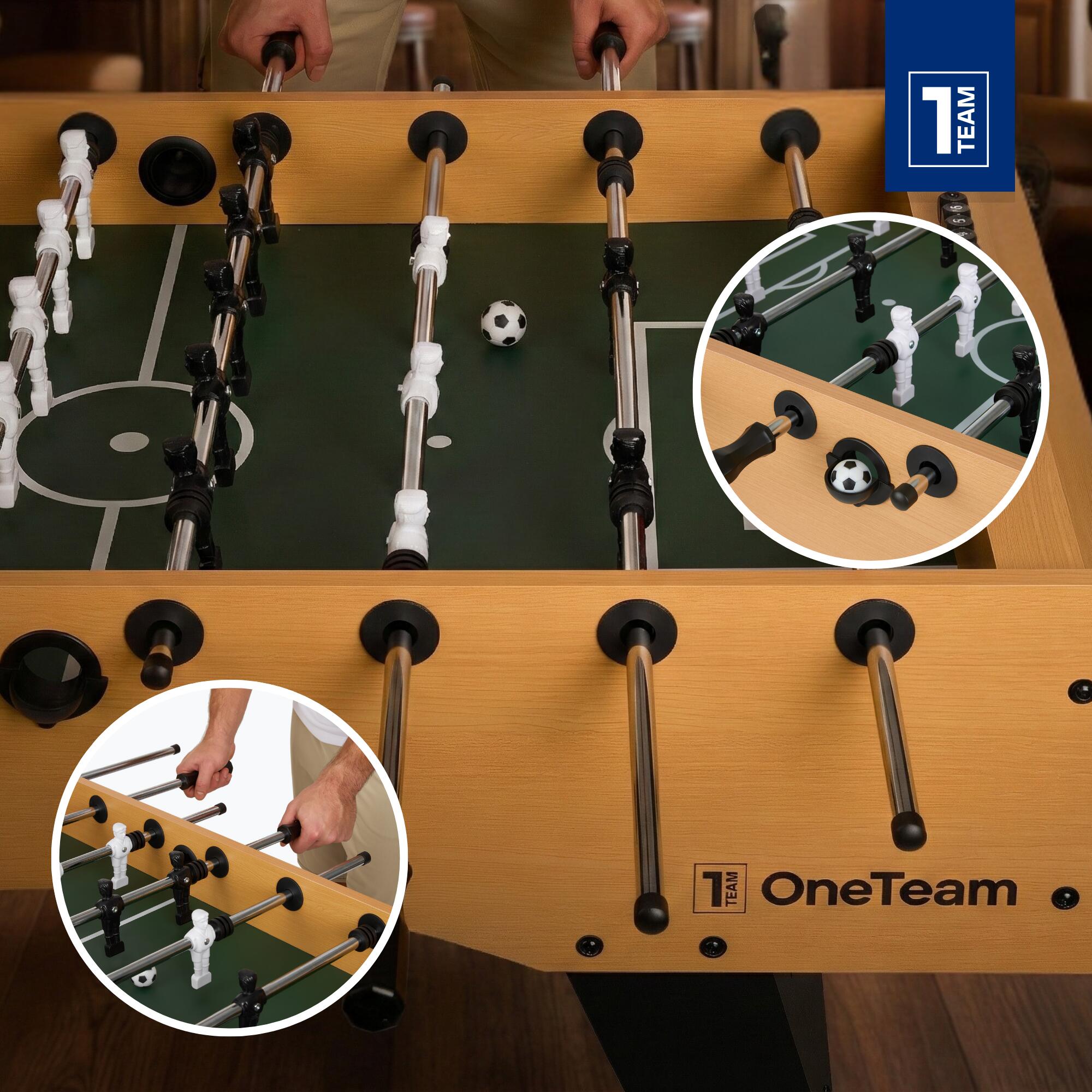 Tavolo OneTeam calcio balilla FunKick Pro 7/7