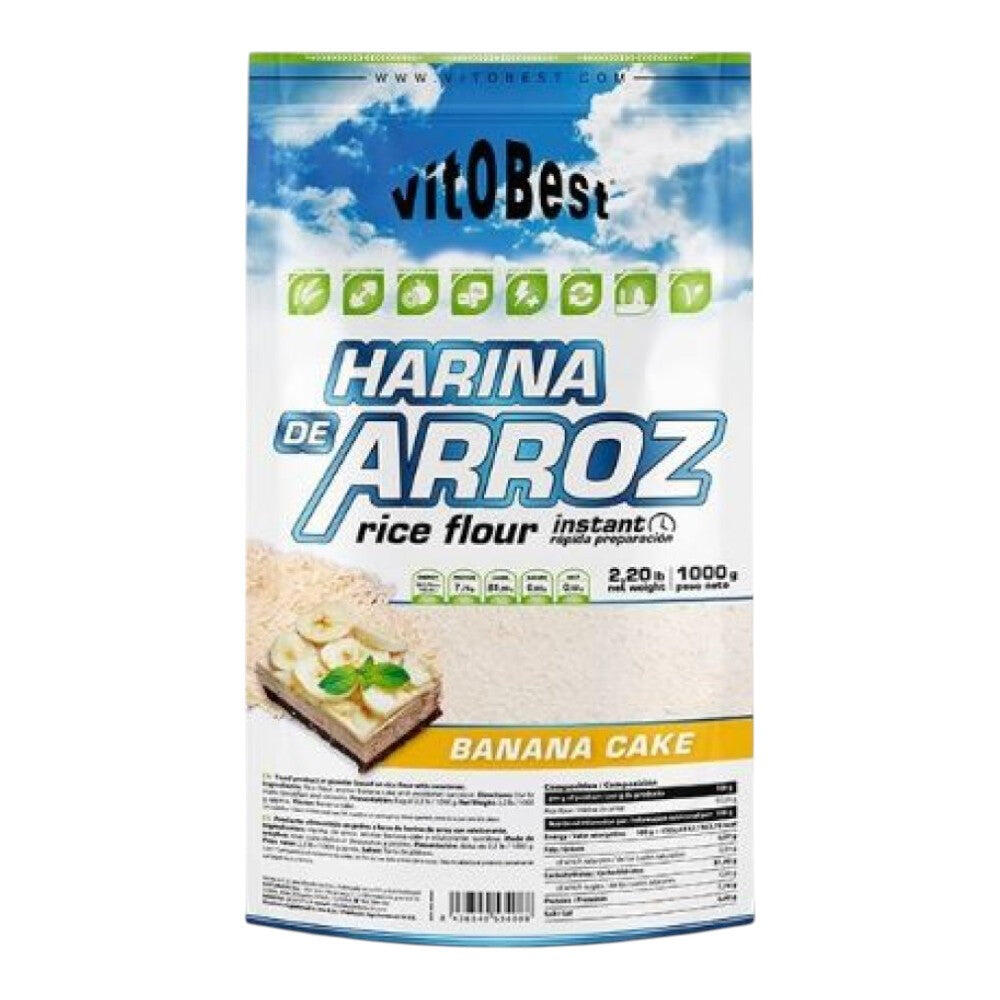 Vitobest - Farine De Riz - 1 Kg Gâteau De Banane De Vitobest - Pancake Protéiné - Decathlon