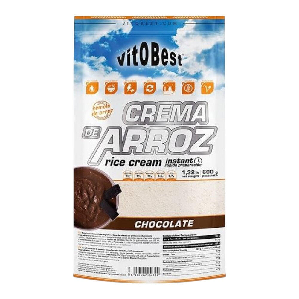 Vitobest - Rice Cream - 600g Chocolat De Vitobest - Pancake Protéiné - 600 G - Decathlon