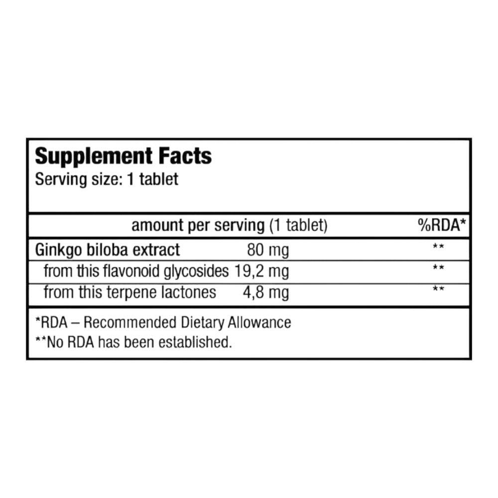 Biotech Usa Ginkgo Biloba 90 Comp 2/4
