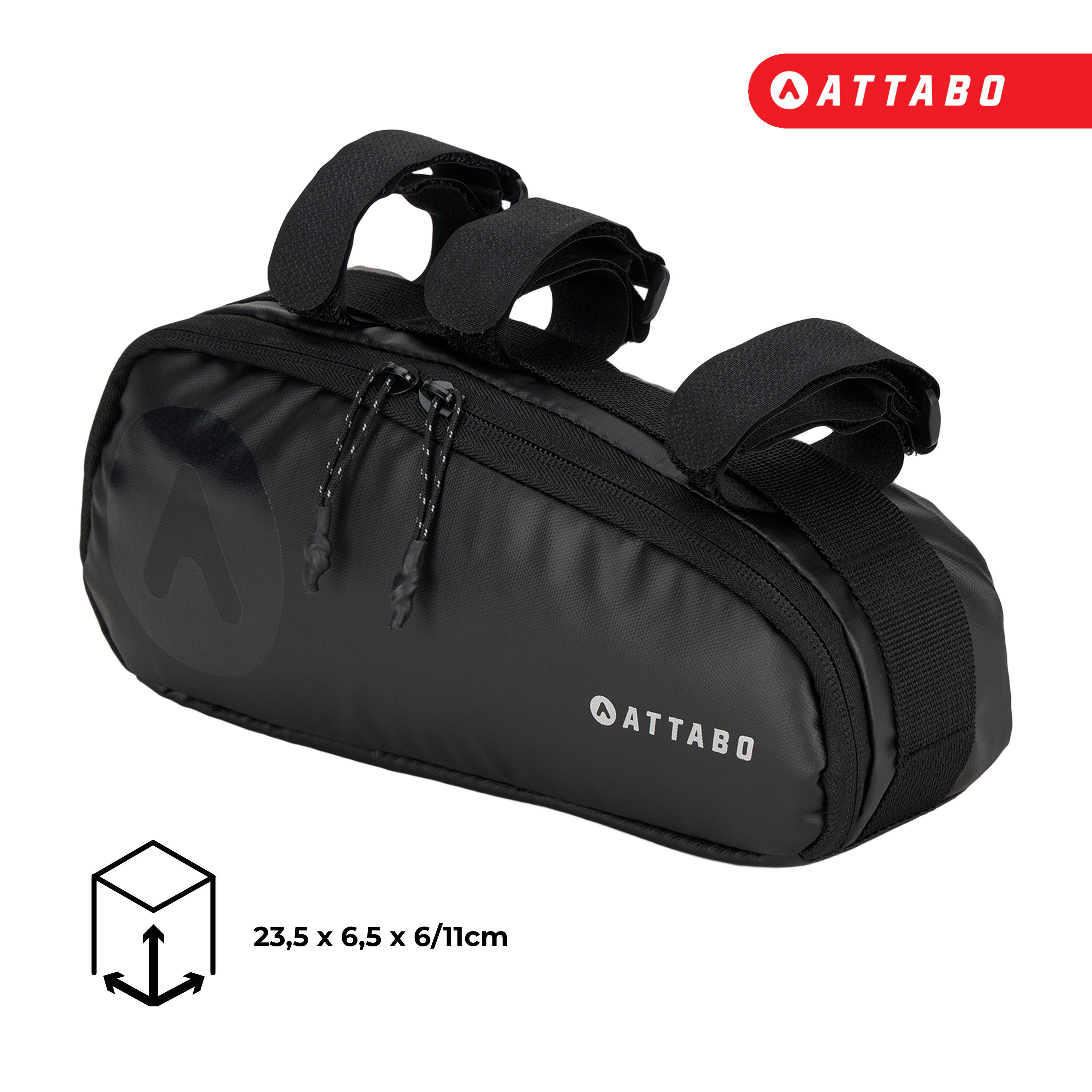 Bolsa de bicicleta para o quadro ATTABO BatBag 7/7