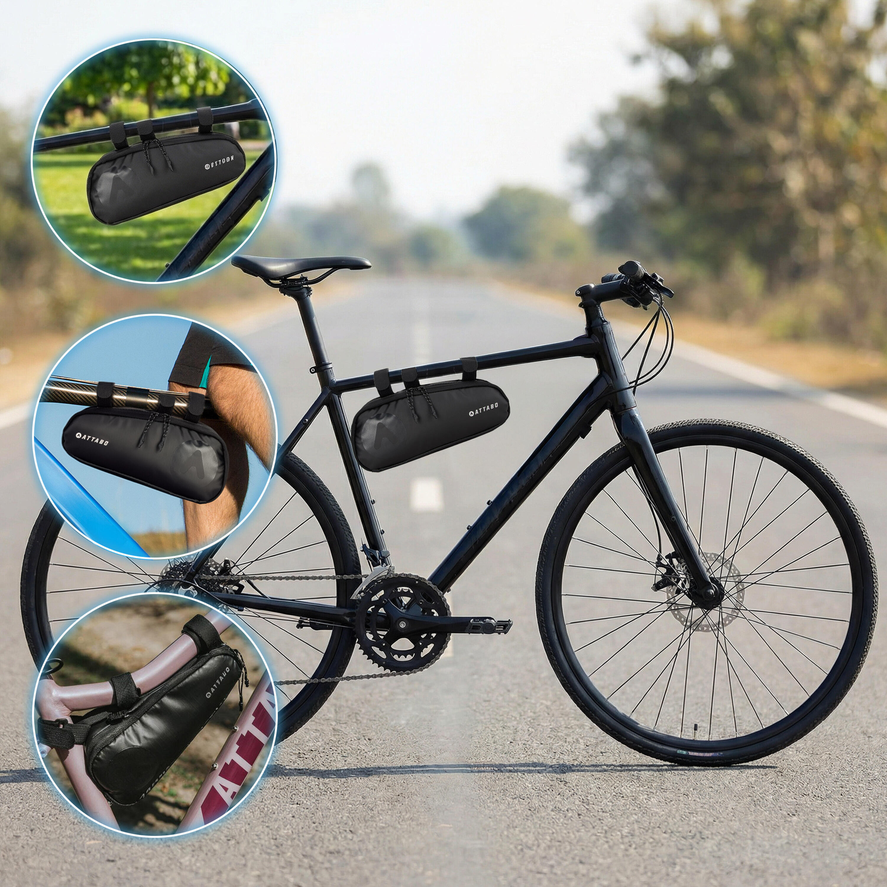 Bolsa de bicicleta para o quadro ATTABO BatBag 5/7