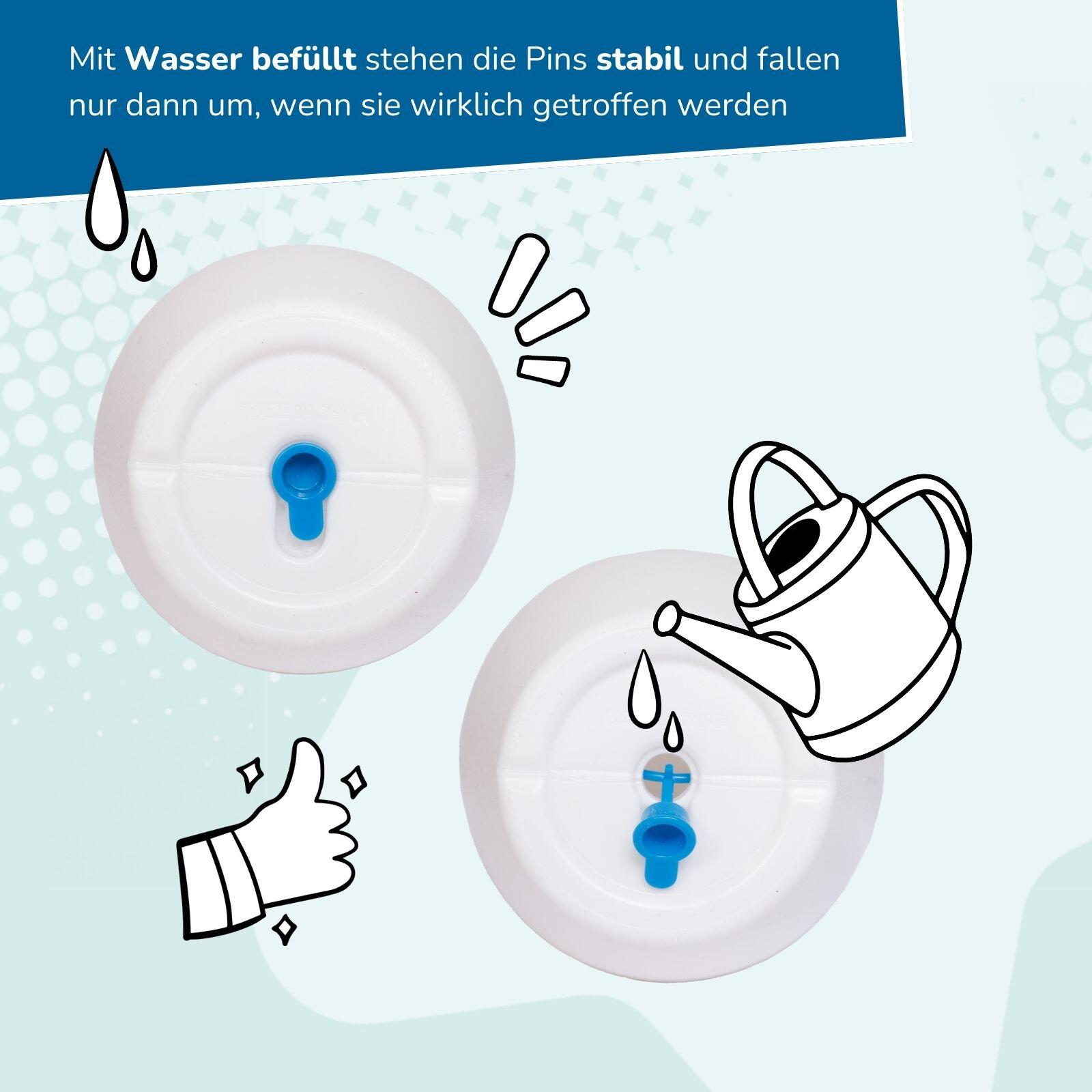 XXL Bowling Set mit 6 Pins (42 cm groß) - riesiges Kegelspiel für Kinder ab 3 6/8