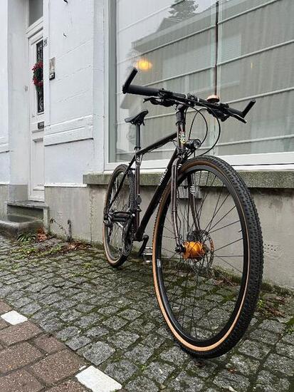 Tussen Particulieren - Bruine Cinelli gravel/city bike with integrated lo