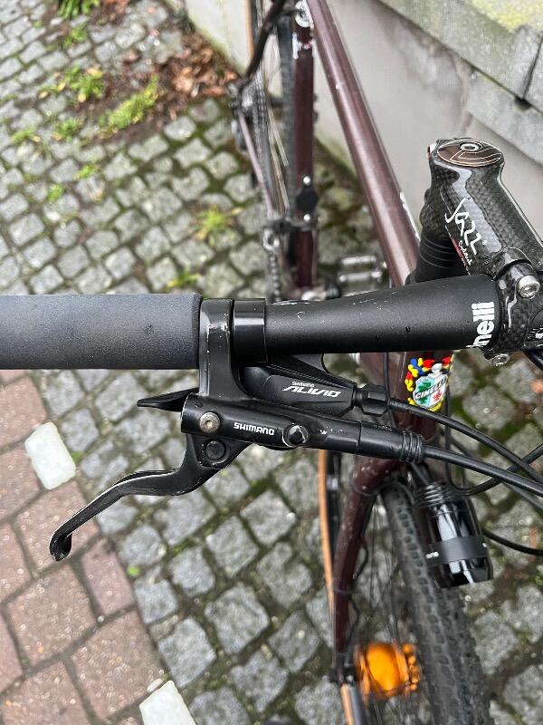 Entre Particuliers - Vélo Cinelli gravel/city marron avec lo intégré 3/7