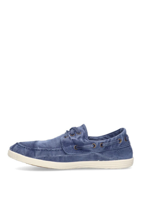 Deportivas Lona Hombre Suela Plana - Modelo 303e Marino 3/7