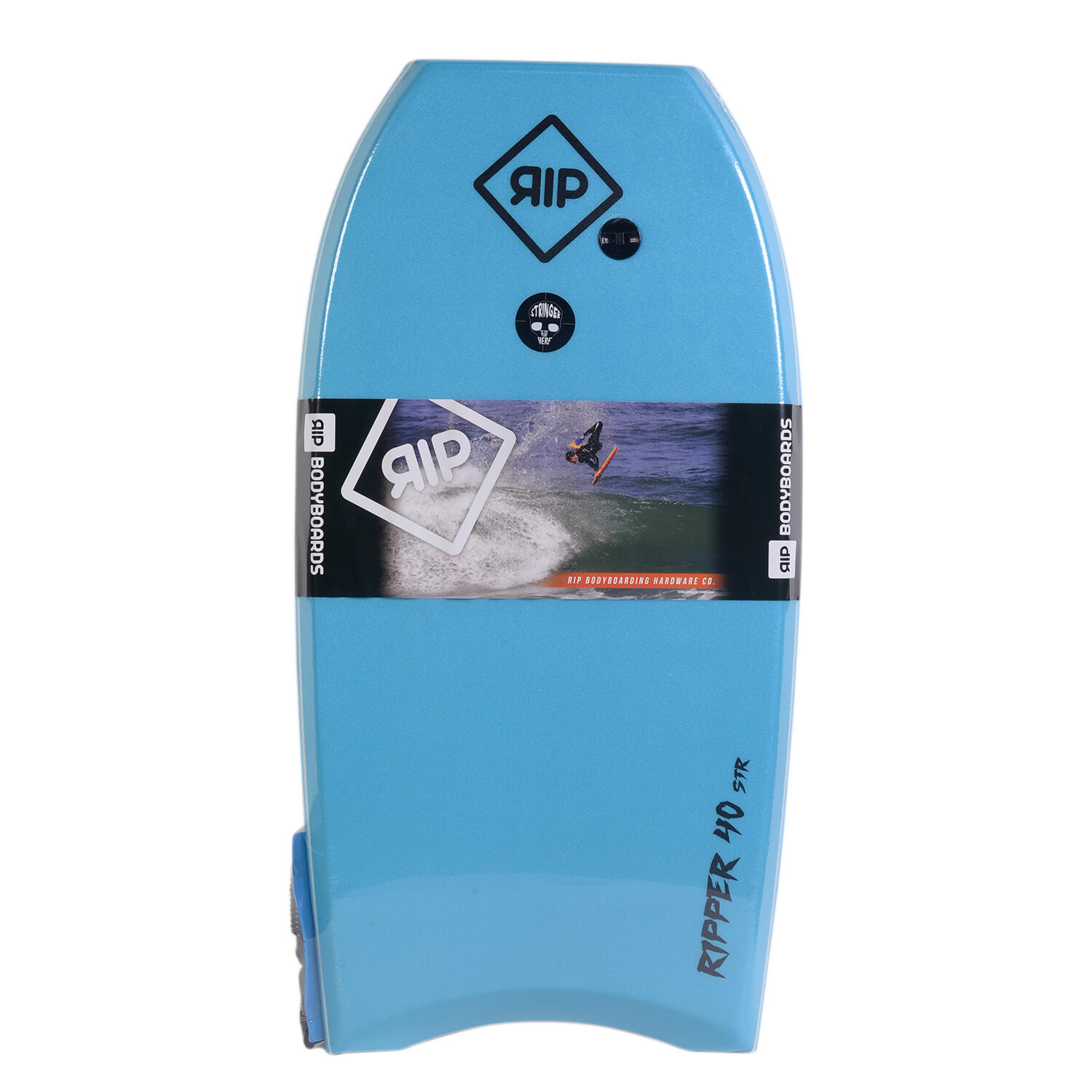 Rip - Rip Bodyboard - Ripper Stringer Avec Leash (eps) - Blue / Orange - Bodyboard - Bleu|orange - Decathlon