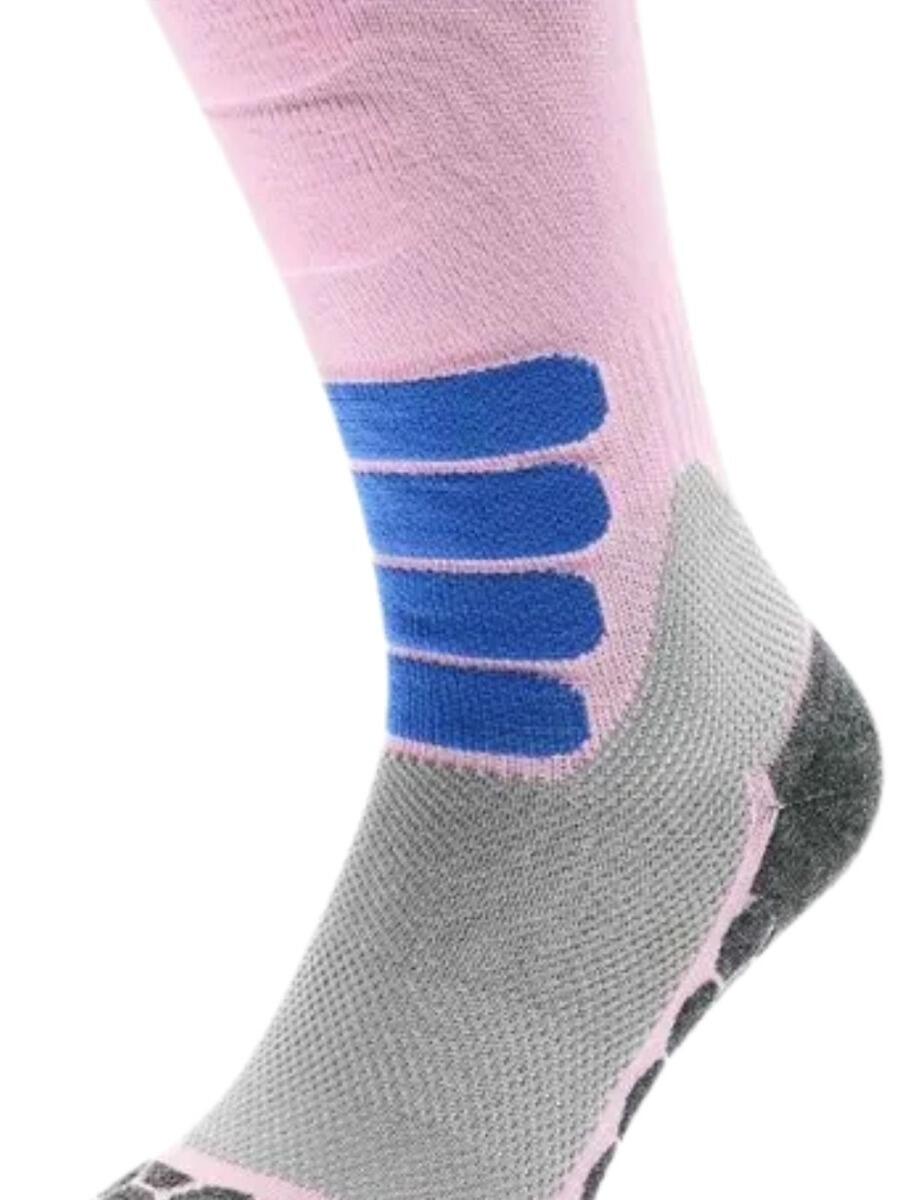 Chaussettes de ski - Femme - Laine mérinos - Pro - Powder Rose 2/3