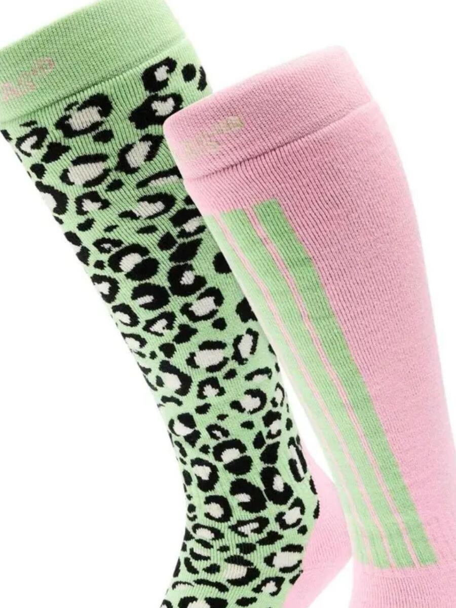 Calcetines de esquí - Mujer - 2 pares - Aguacate 2/3