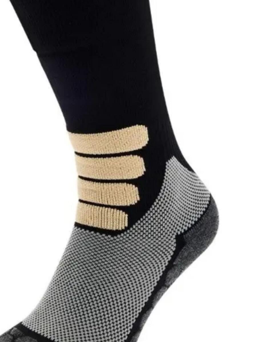 Chaussettes de ski - Laine mérinos - Pro - Noir 2/3