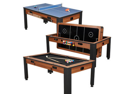 Table multi jeux Billard convertible air hockey industrielle