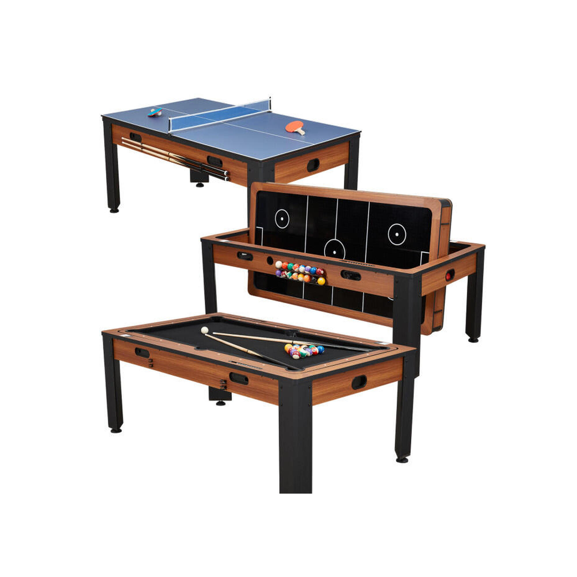 Catenaccio - Table Multi Jeux Billard Convertible Air Hockey Industrielle - Table De Air Hockey - Taille Unique - Decathlon