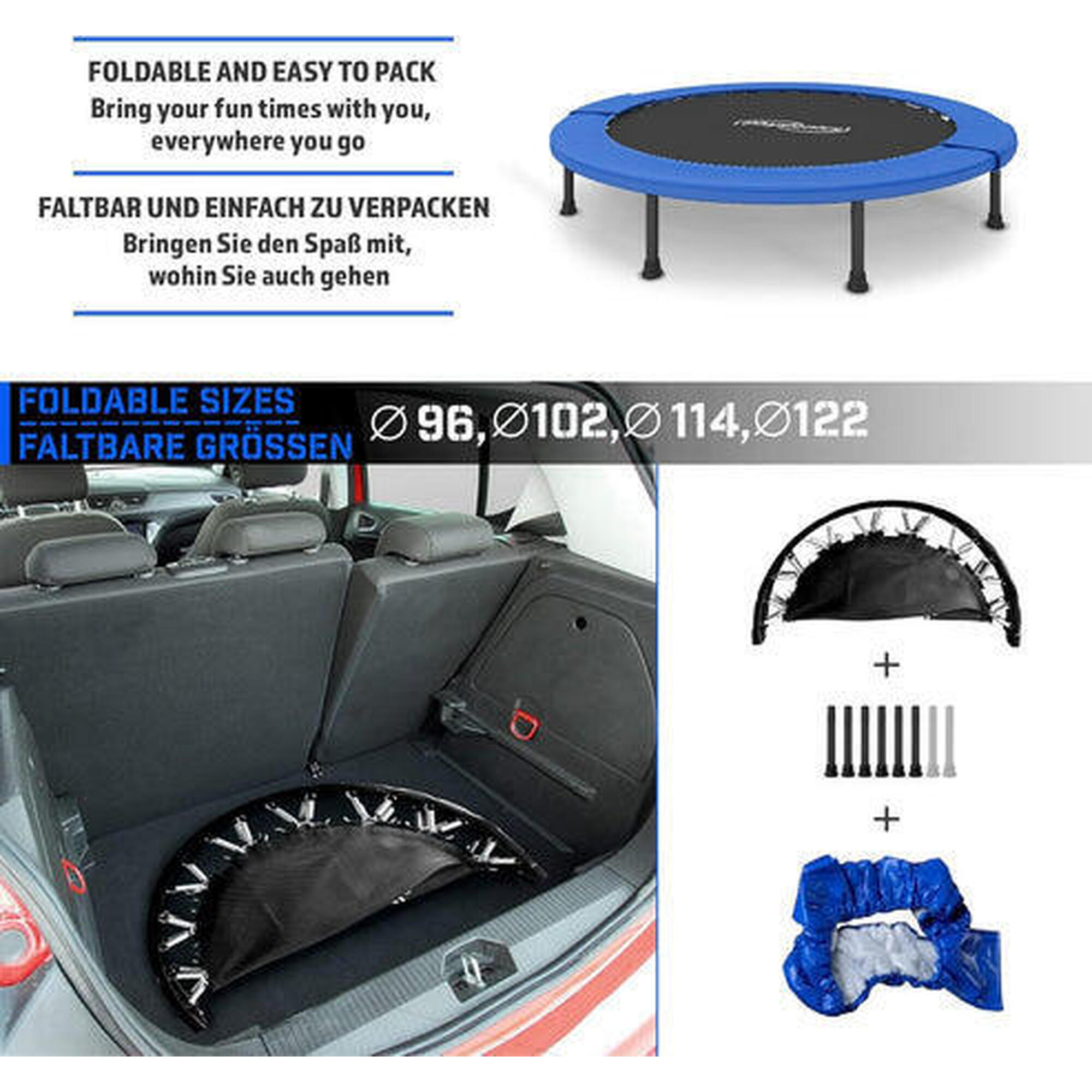 Trambulina fitness 91 cm, utilizator max 100kg PHYSIONICS