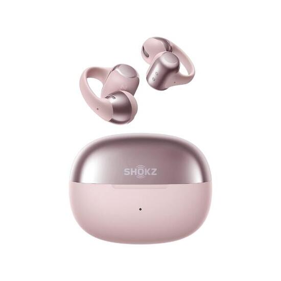 Słuchawki Shokz OpenDots One Pink z otwartą konstrukcją, Dolby Audio i Bassphere
