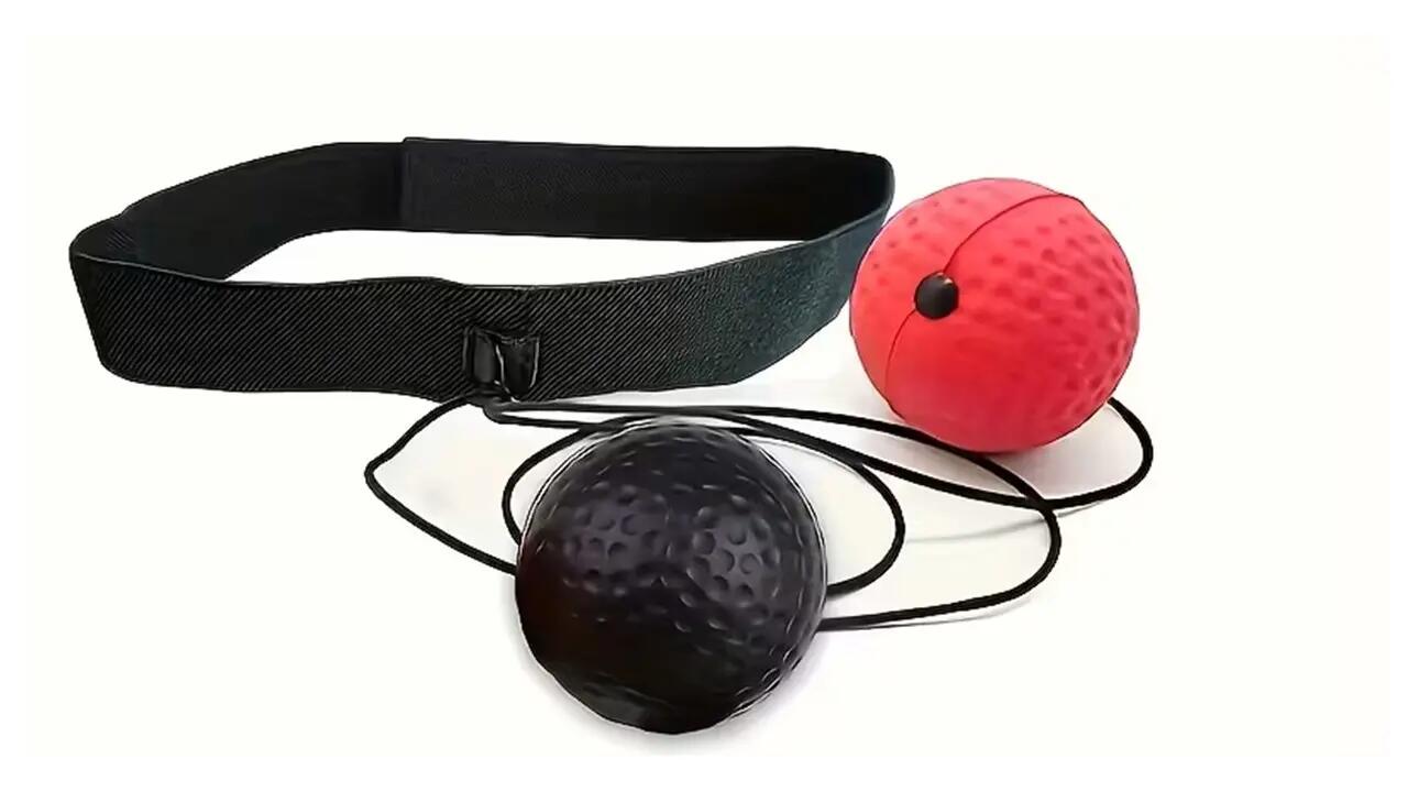2 db-os fitnesz reflex labda készlet box edzéshez és reflex fejlesztéshez 4/6
