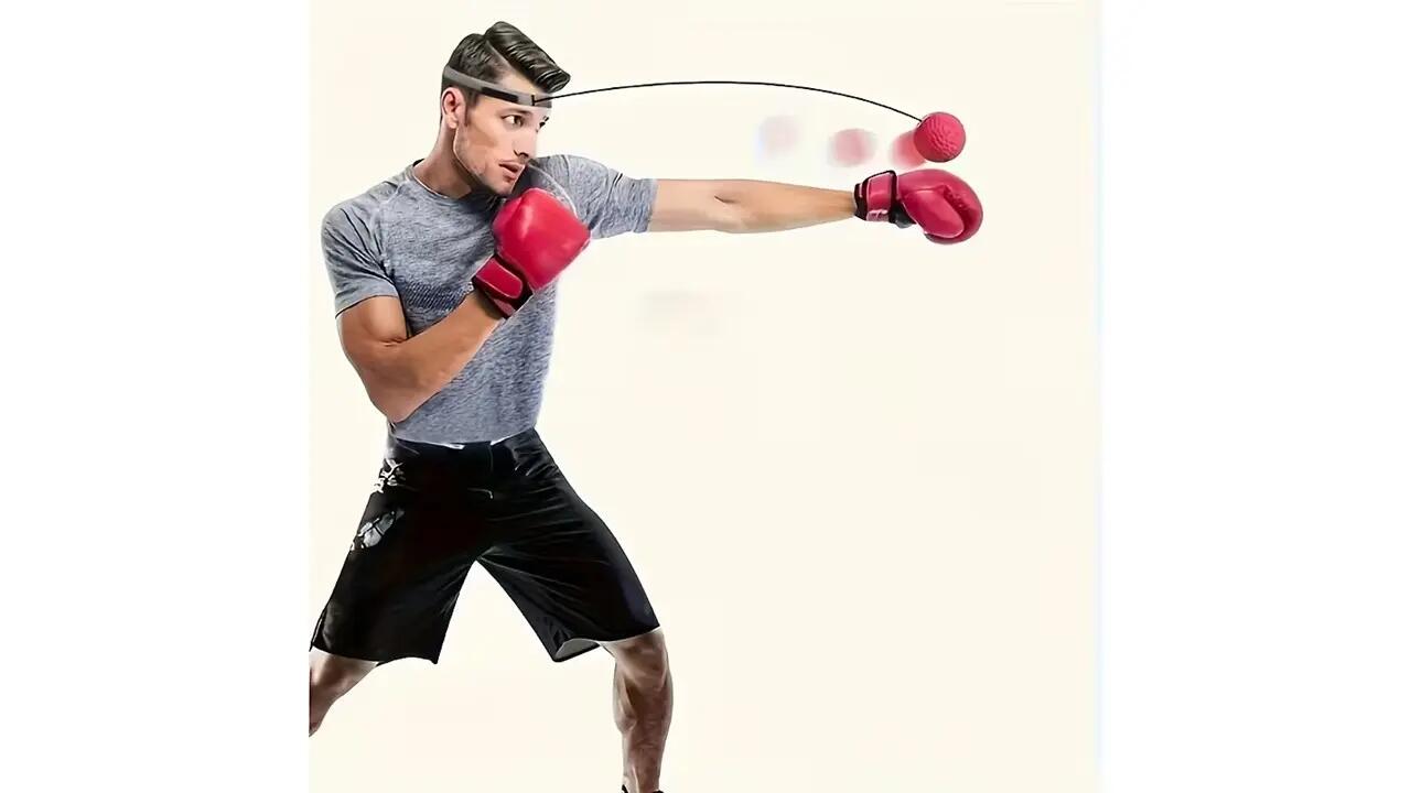 2 db-os fitnesz reflex labda készlet box edzéshez és reflex fejlesztéshez 6/6
