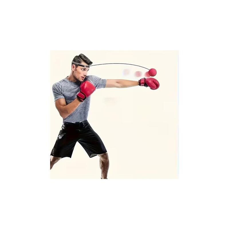 Set 2 Mingi reflex fitness pentru antrenament box si dezvoltarea reflexelor