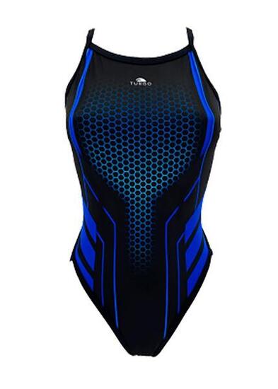 Maillot de bain Turbo Revolution - Bleu/Noir - Taille 38