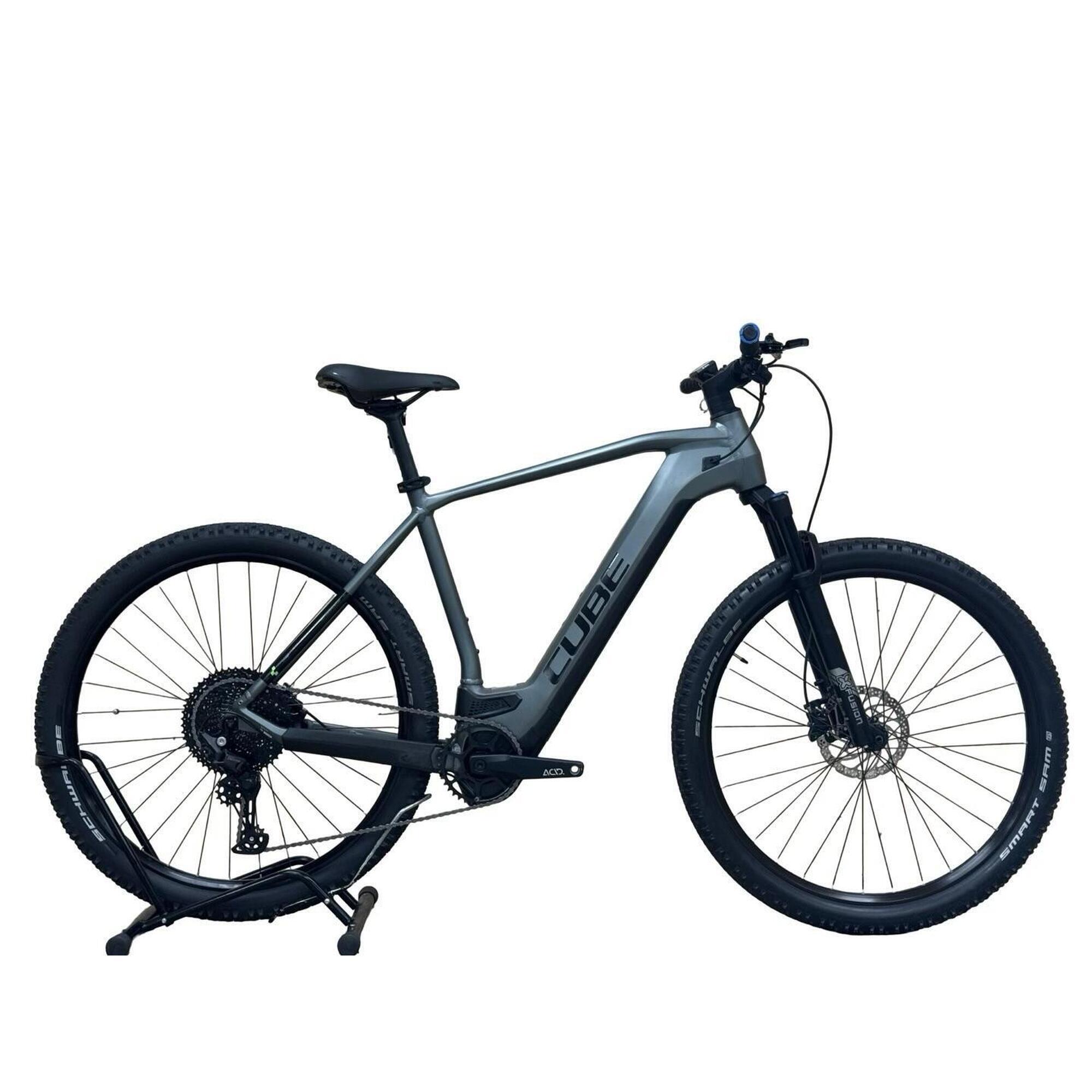 Cube - Reconditionné - Vtt Électrique Cube Reaction Hybrid Pro 500 Shimano - Comme Neuf - Vélo Tout Terrain - Gris|noir - Decathlon