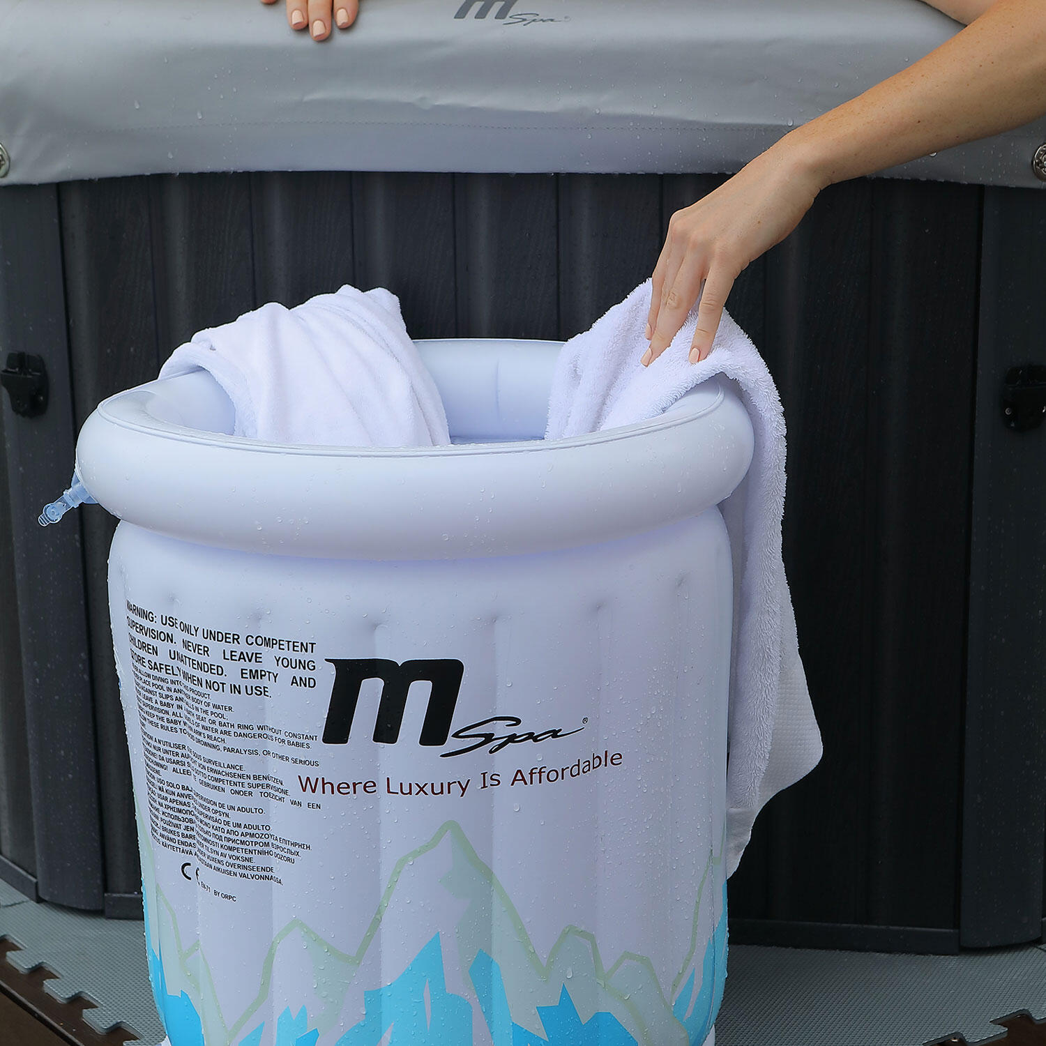 Glacière gonflable pour spa gonflable Mspa 6/7