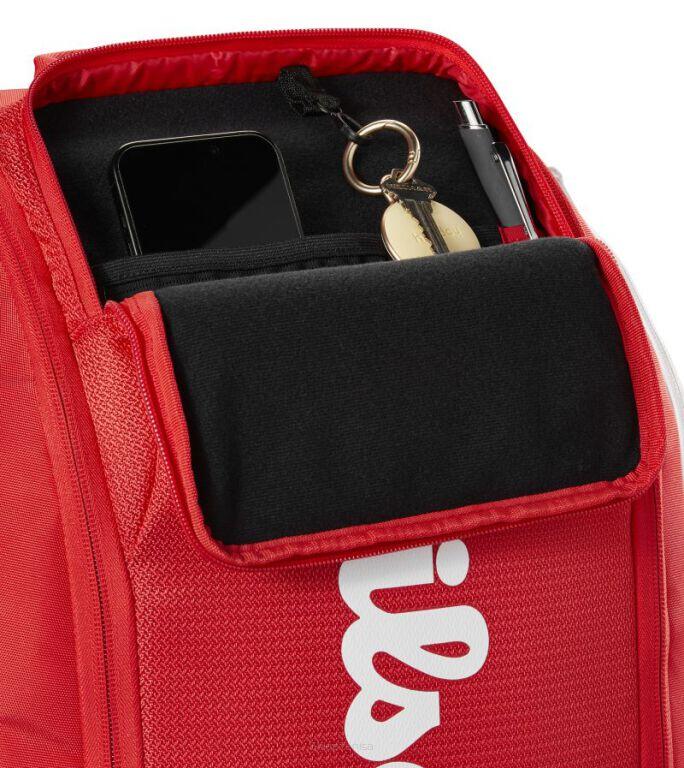 Wilson Super Tour Backpack - Red - 2025 5/7