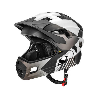 Casco da bici per bambini Rockbros con mentoniera rimovibile
