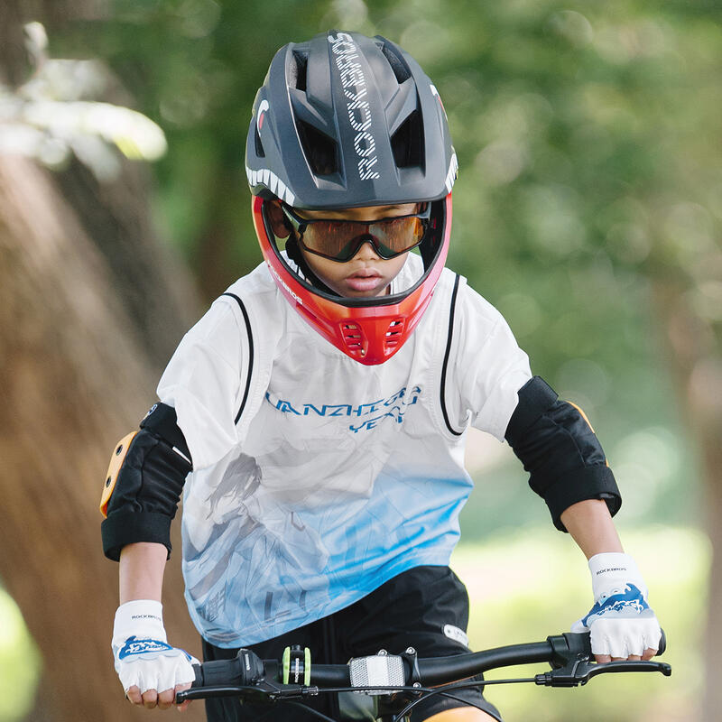 Cască de bicicletă Rockbros pentru copii cu bărbie detașabilă