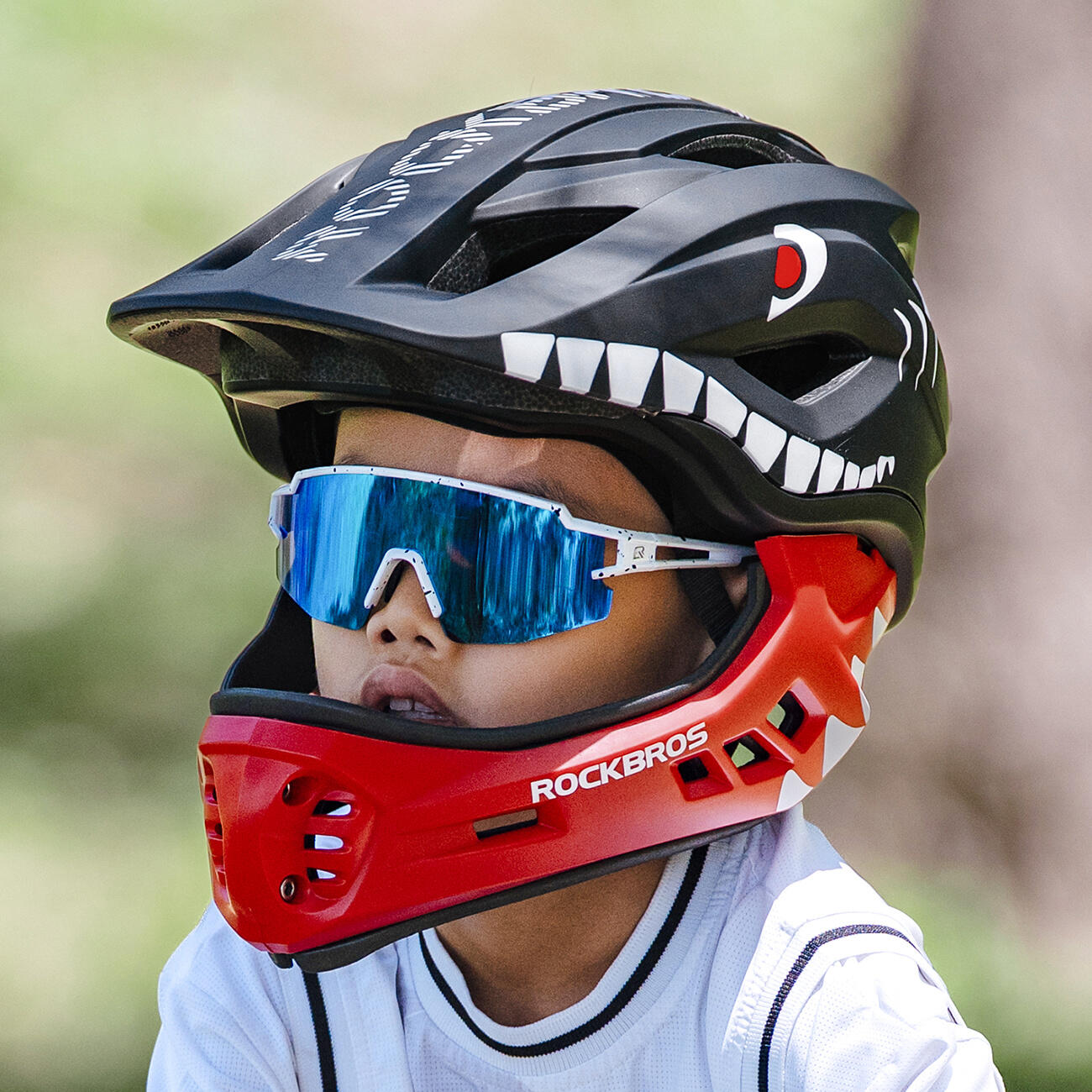 ROCKBROS kinderhelm geïntegreerde fietshelm kinderen jeugd