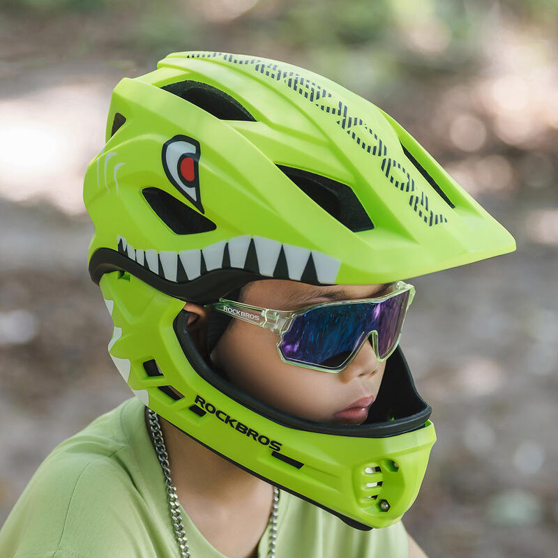 Dětská cyklistická helma Rockbros s odnímatelnou bradou
