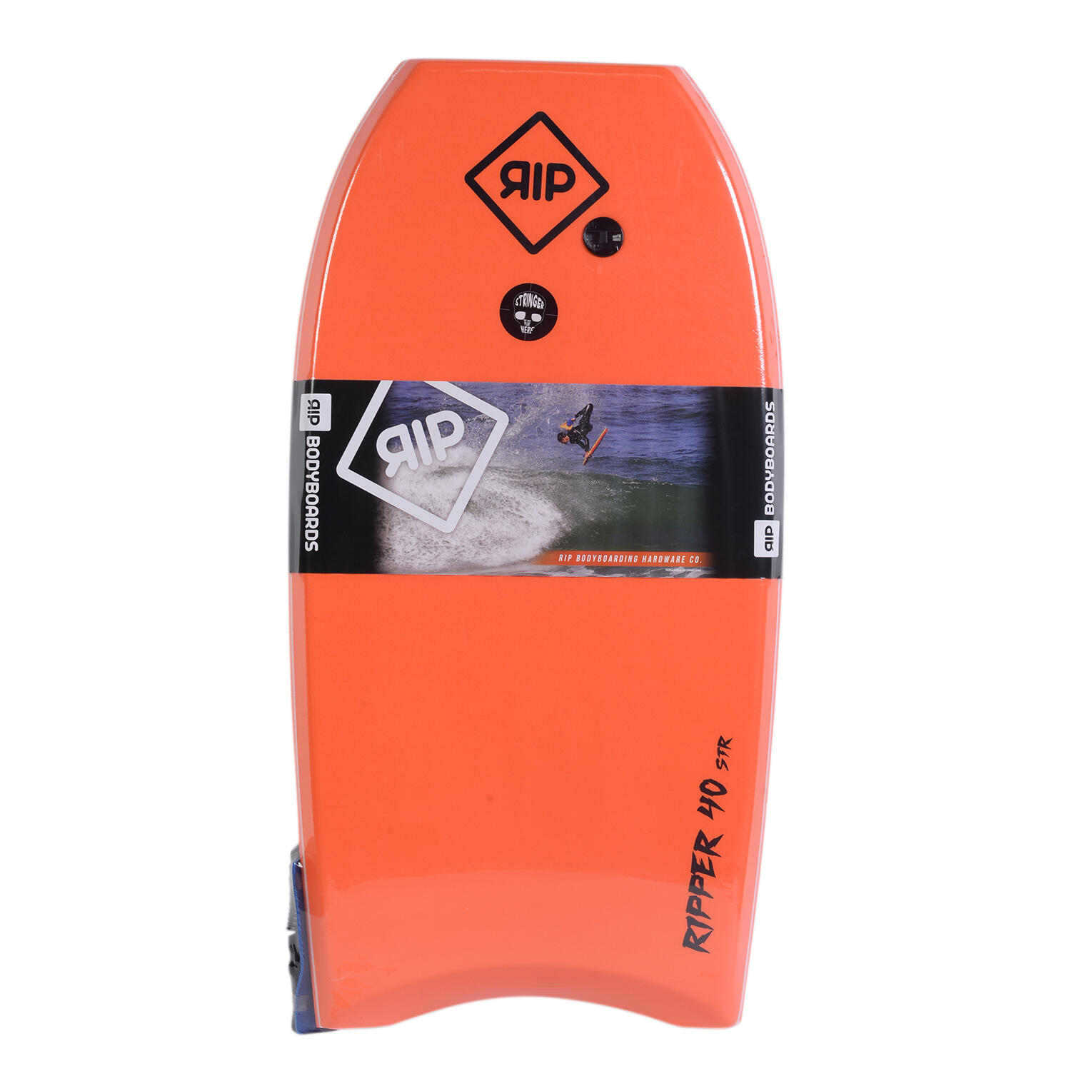 Rip - Rip Bodyboard - Ripper Stringer Avec Leash (eps) - Orange / Blue - Bodyboard - Bleu|orange - Decathlon