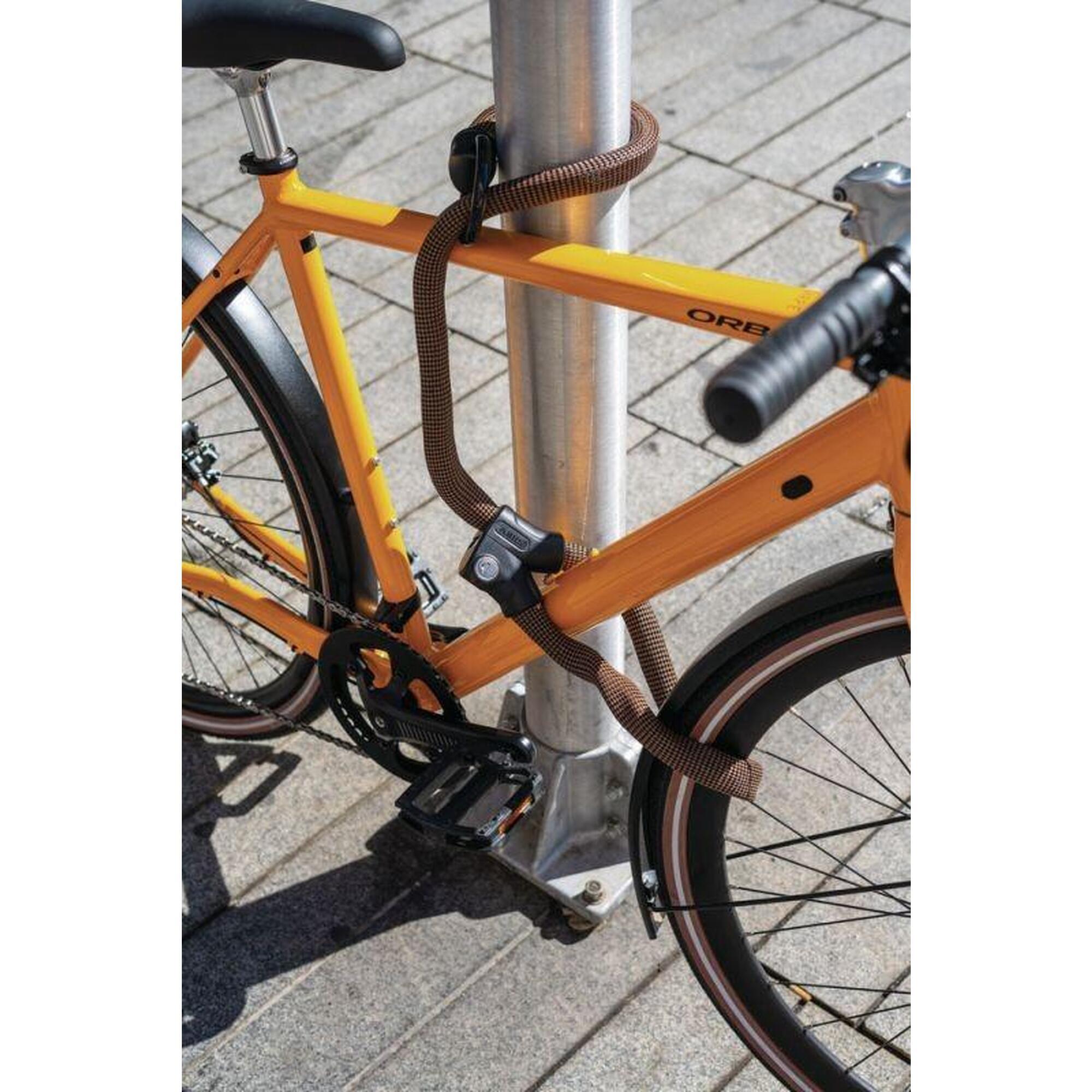 Antifurt ABUS Infinity Loop 1806/140 cm, autumn maro, cu cheie.