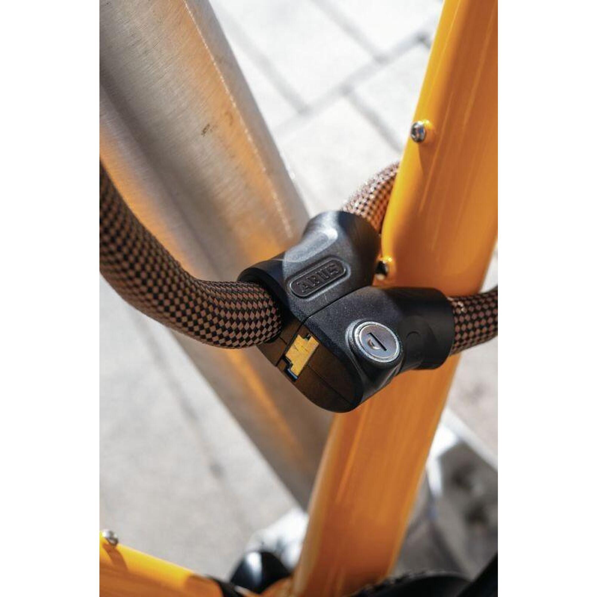 Antifurt ABUS Infinity Loop 1806/140 cm, autumn maro, cu cheie.