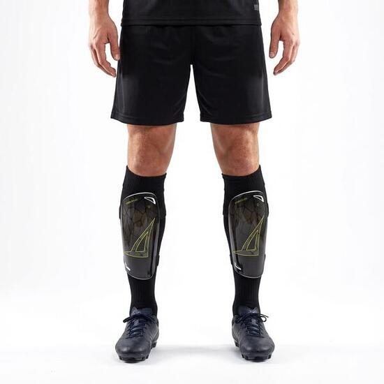 schienbeinschoner fußball azurblau weiß