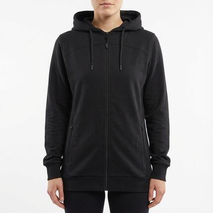 Jacke zum training oversize mit kapuze blau