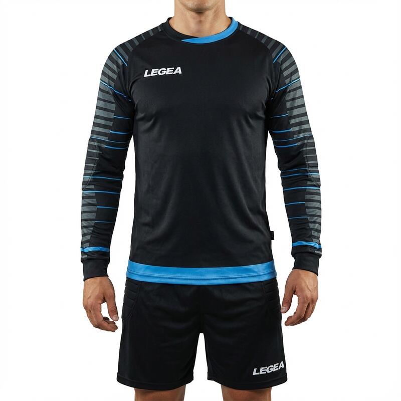 Junior Fotbal Portar Completo Reims Negru Cerulean